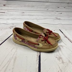 Sperry Red Angelfish Bandana‎ Shoes
